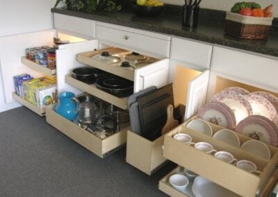 Kitchen Cabinet pull out trays - The Closet Company